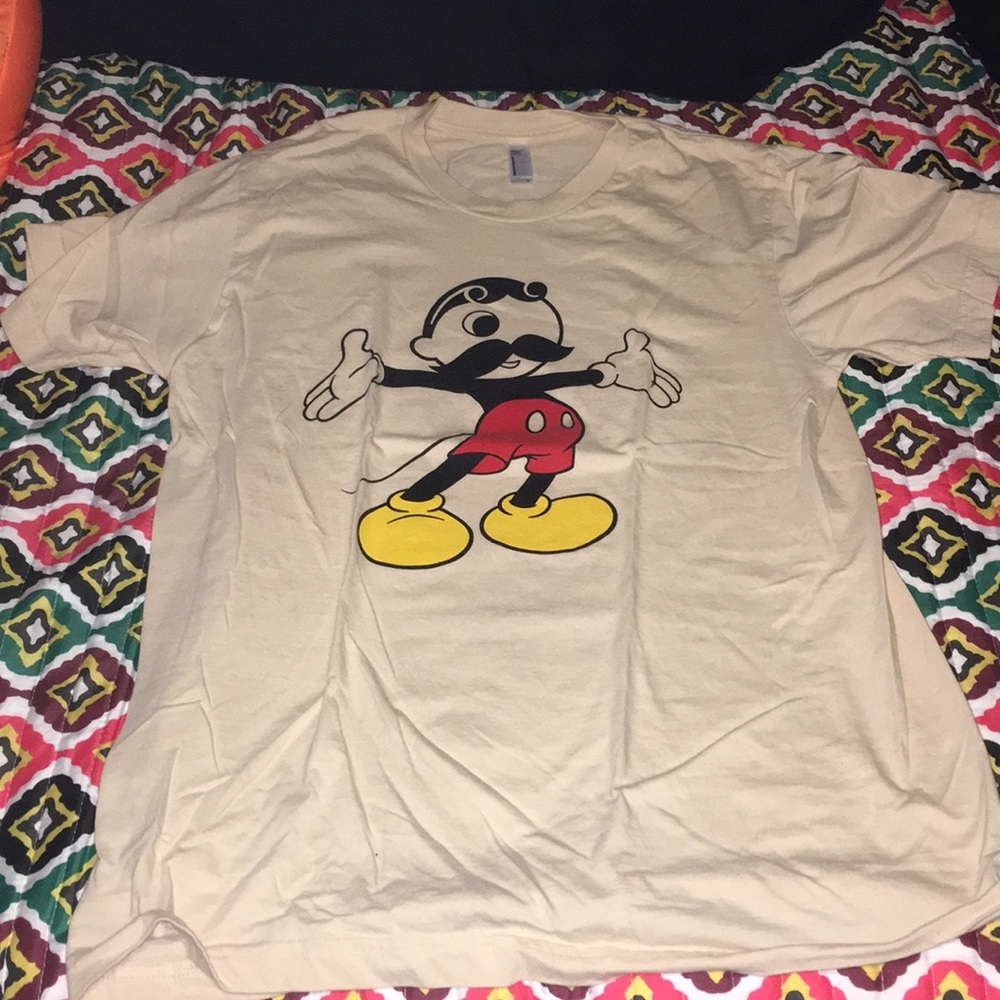 Natty Boh x Mickey Mouse Custom Shirt Mens Medium